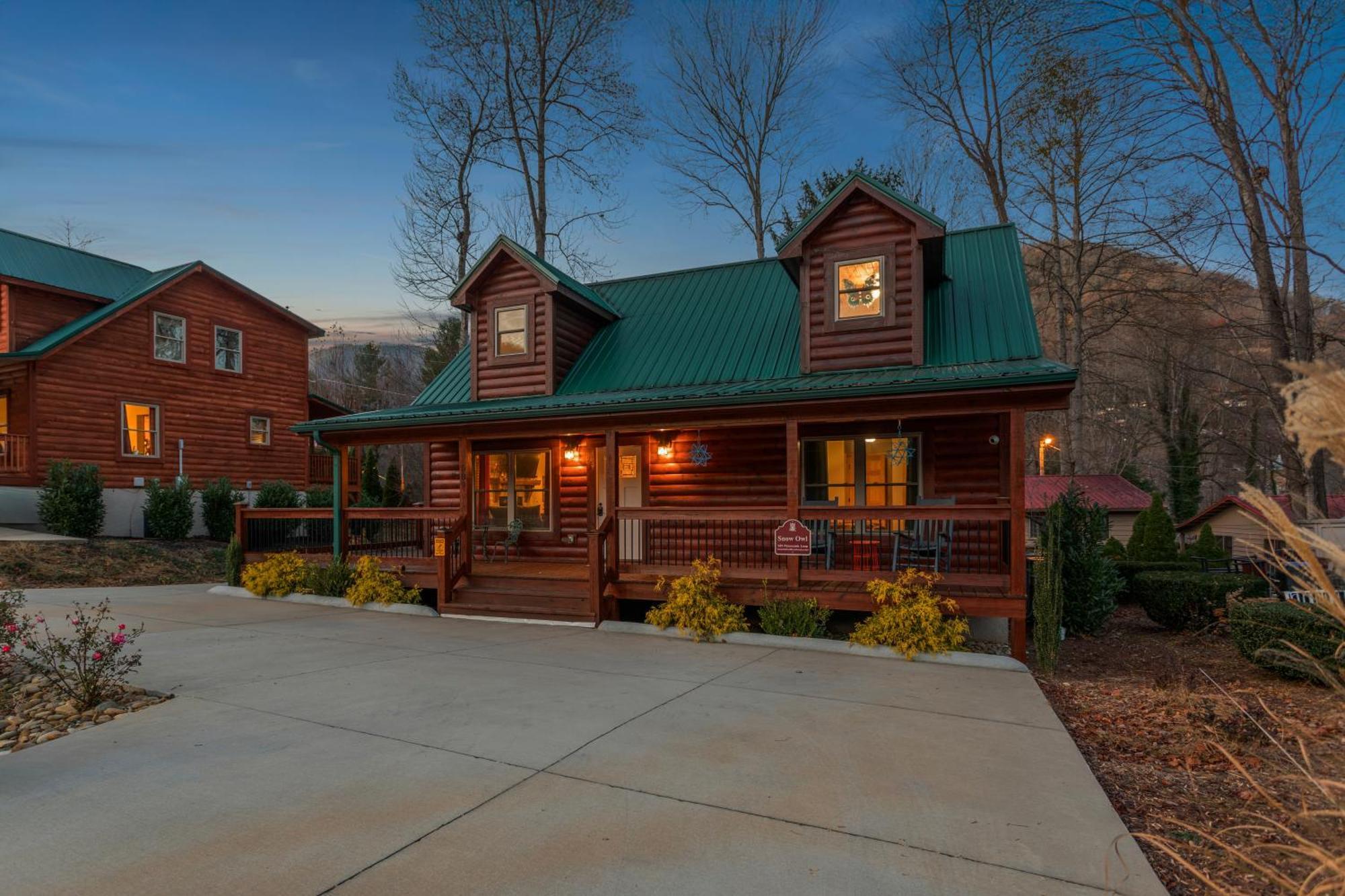 The Snow Owl Cabin Maggie Valley Εξωτερικό φωτογραφία