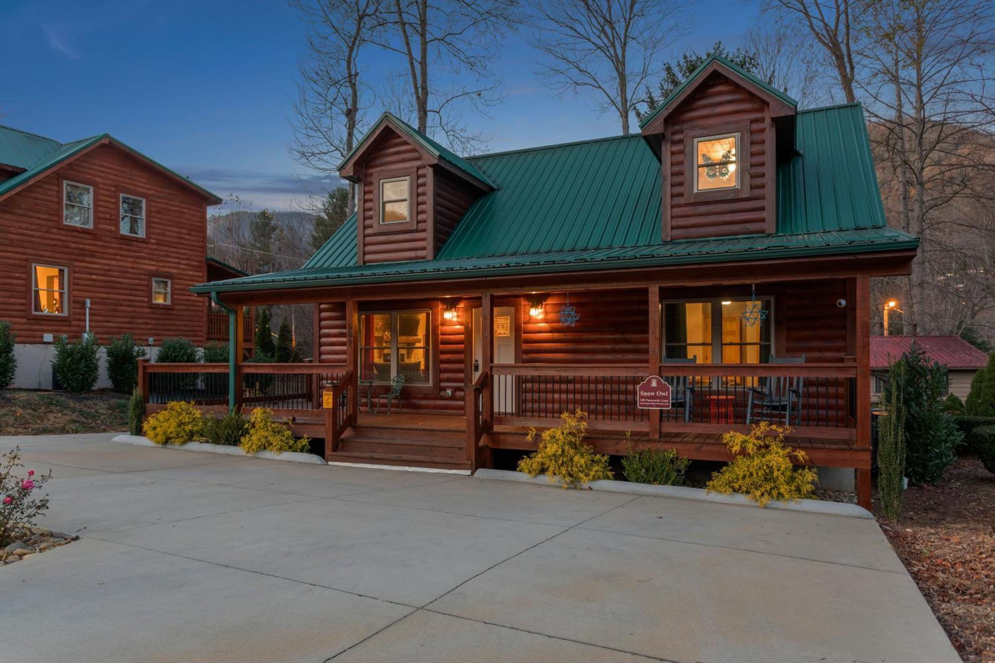 The Snow Owl Cabin Maggie Valley Εξωτερικό φωτογραφία